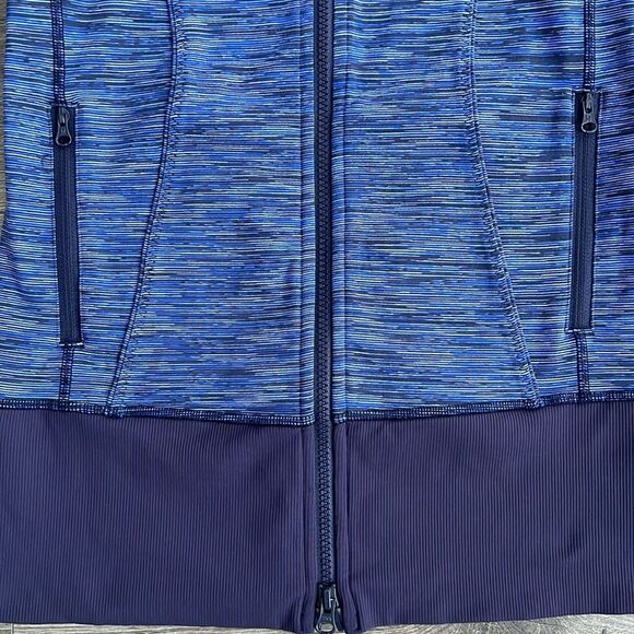 LULULEMON Nice Asana Jacket Size 4 Wee Are From Space Cadet Blue Luon Full Zip - Picture 7 of 11